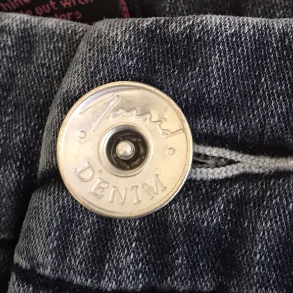 Torrid Womens Jeans Size 18 Straight Leg‎ Embroidered Logo Stretch 5 Pocket Blue - Picture 6 of 9